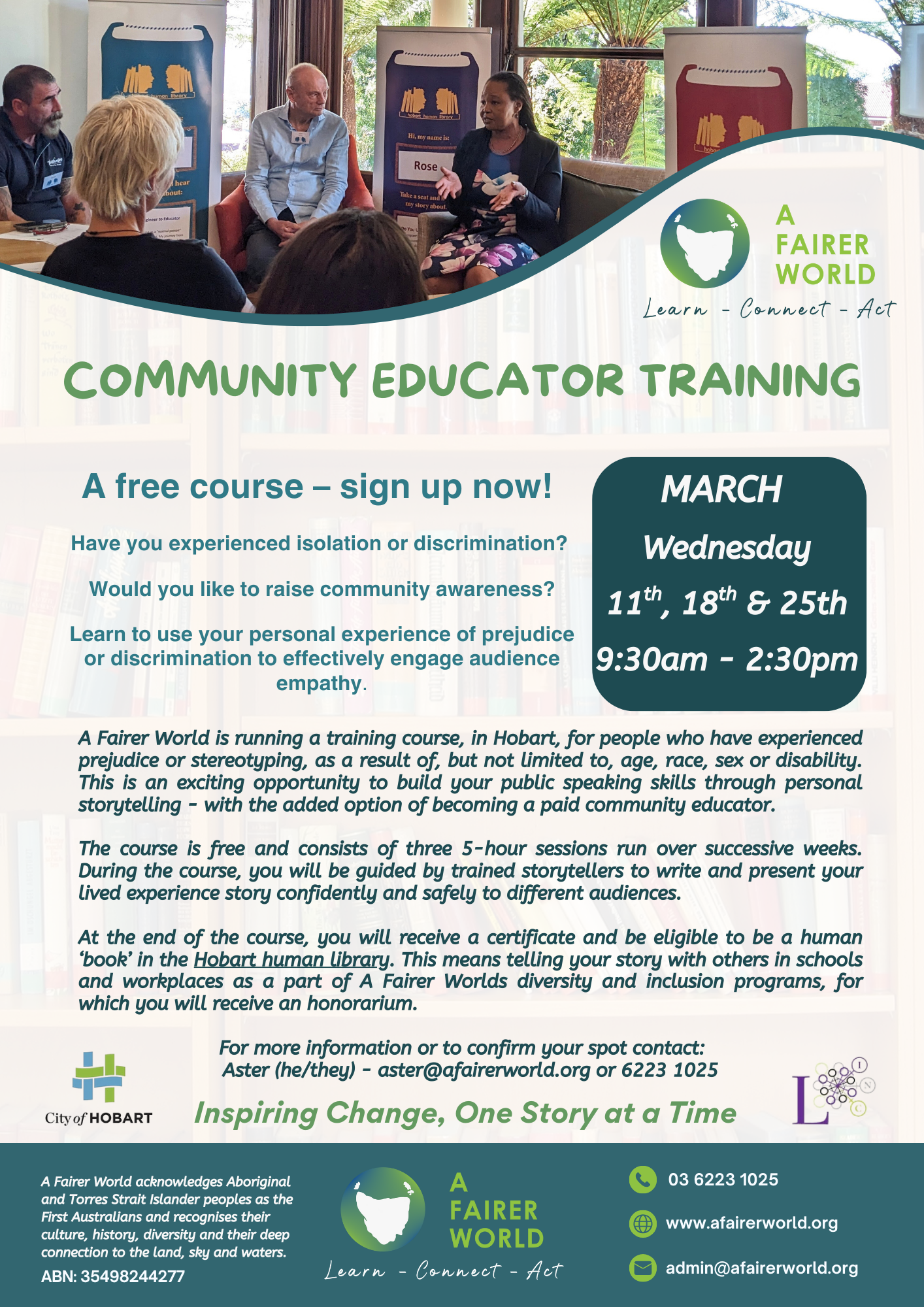 Read more about the article Community Educator Training – A free course in March – sign up now!