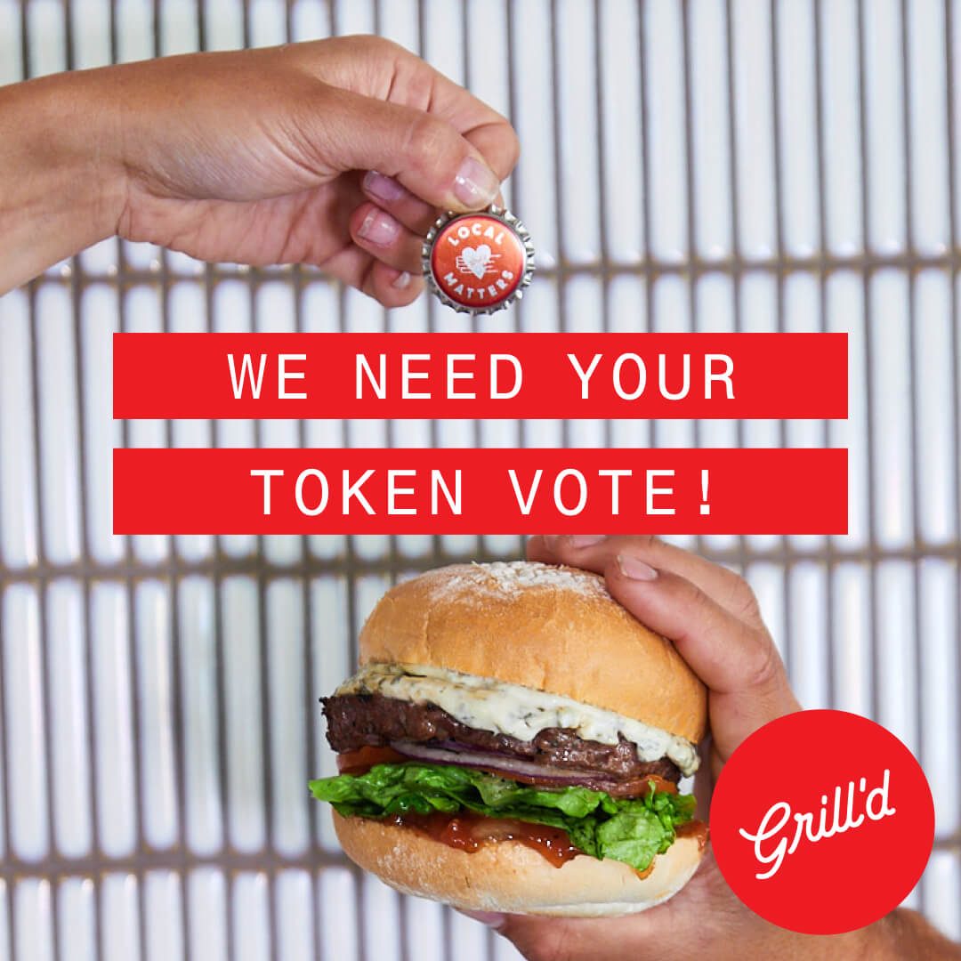We need your token vote at Grill'd